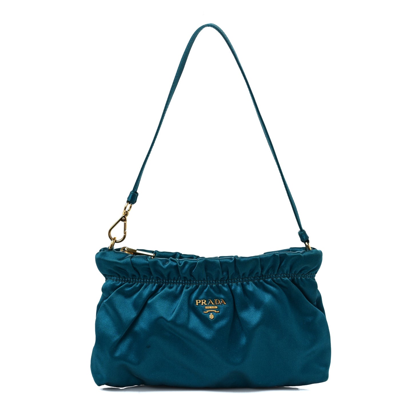 Satin Raso Shoulder Bag Blue