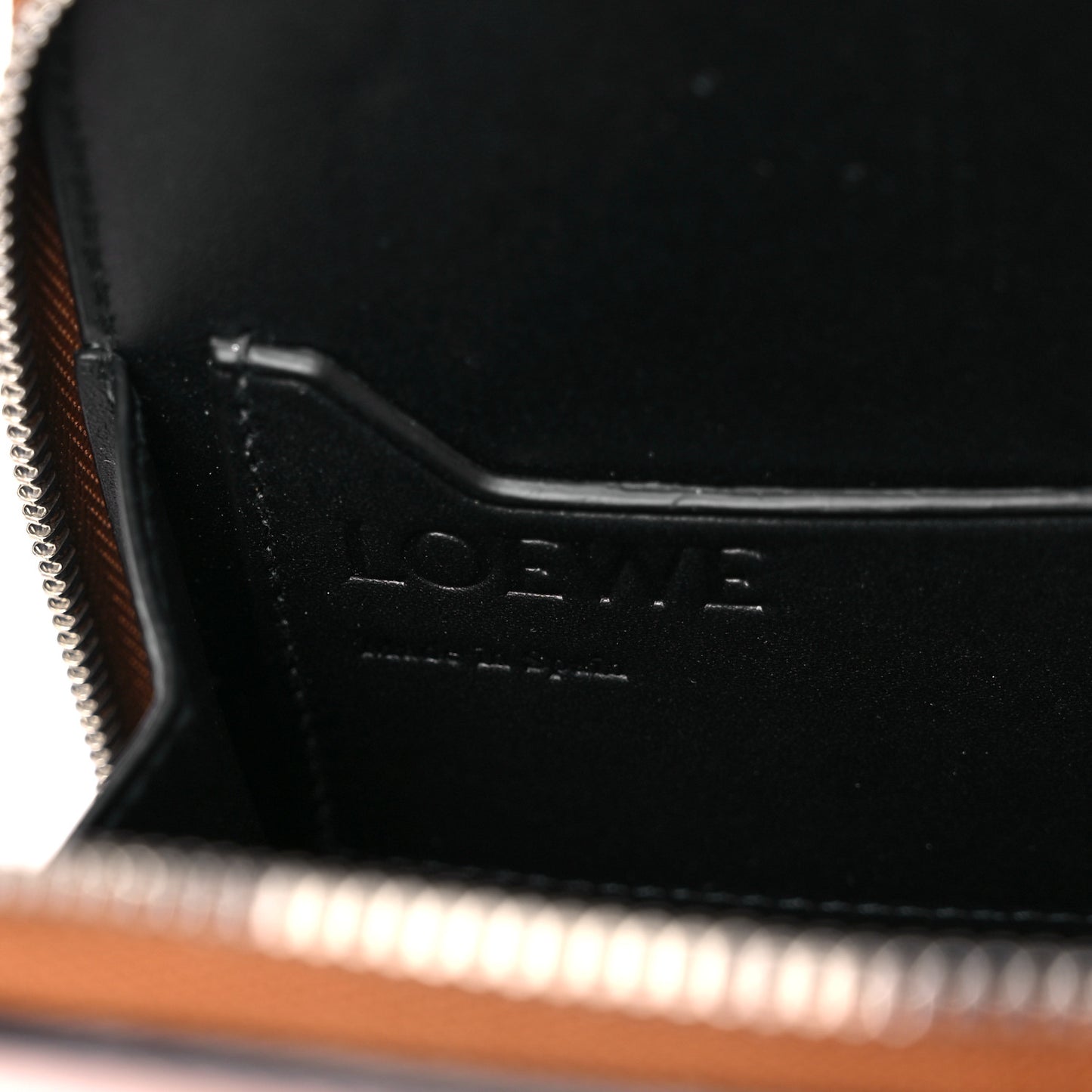 Soft Calfskin Anagram Pouch Tan