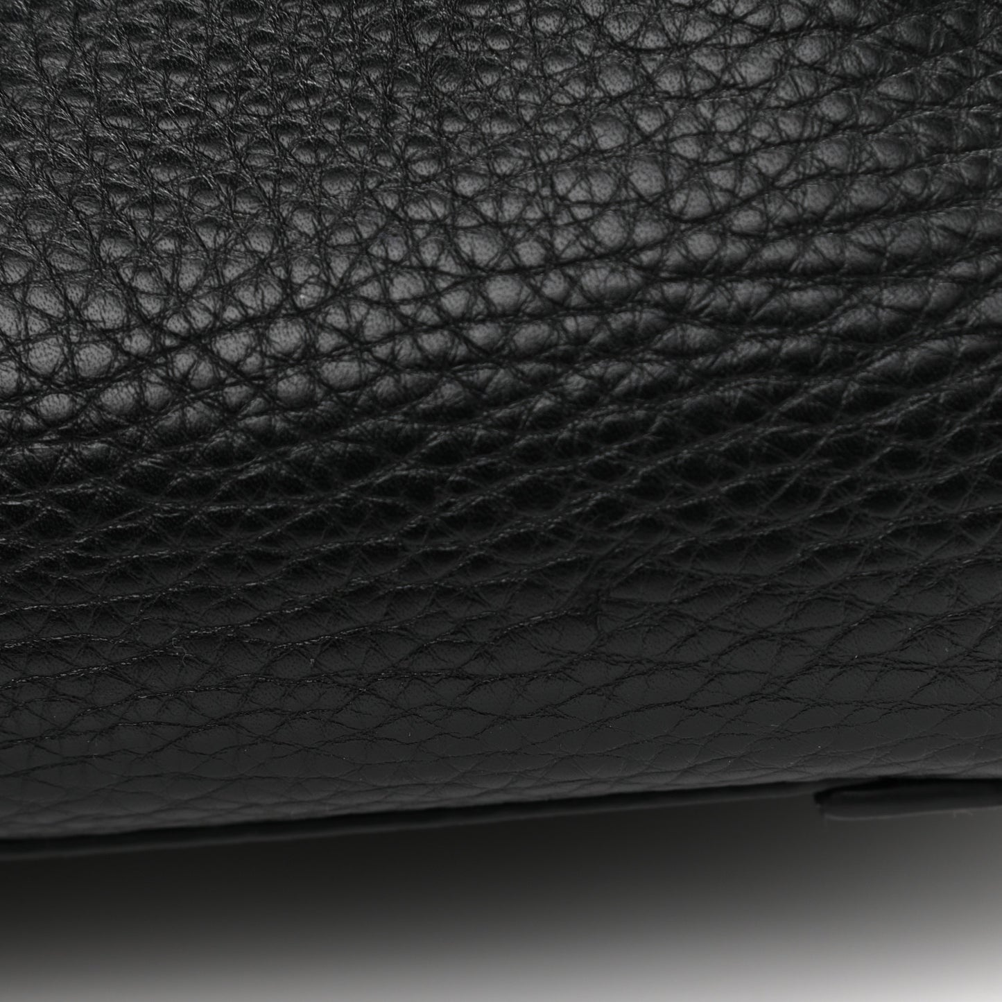 Calfskin Large Marion Black Rose Gold Hardware
