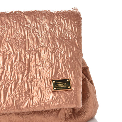 Louis Vuitton Jacquard Quilted Monogram Limelight Clutch GM Rose Gold 15 of 15