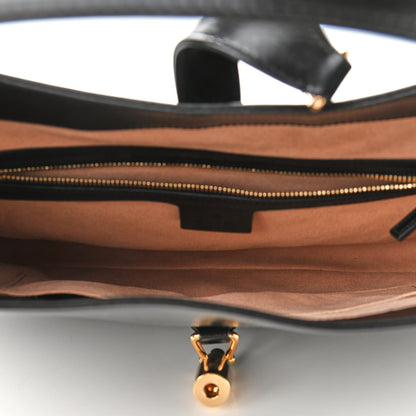 Gucci Boarded Dyana Lux Calfskin Medium Jackie 1961 Hobo Black 5 of 11