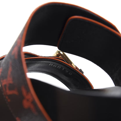 Louis Vuitton Catogram Bom Dia Flat Mule 38 Black Marron 8 of 8