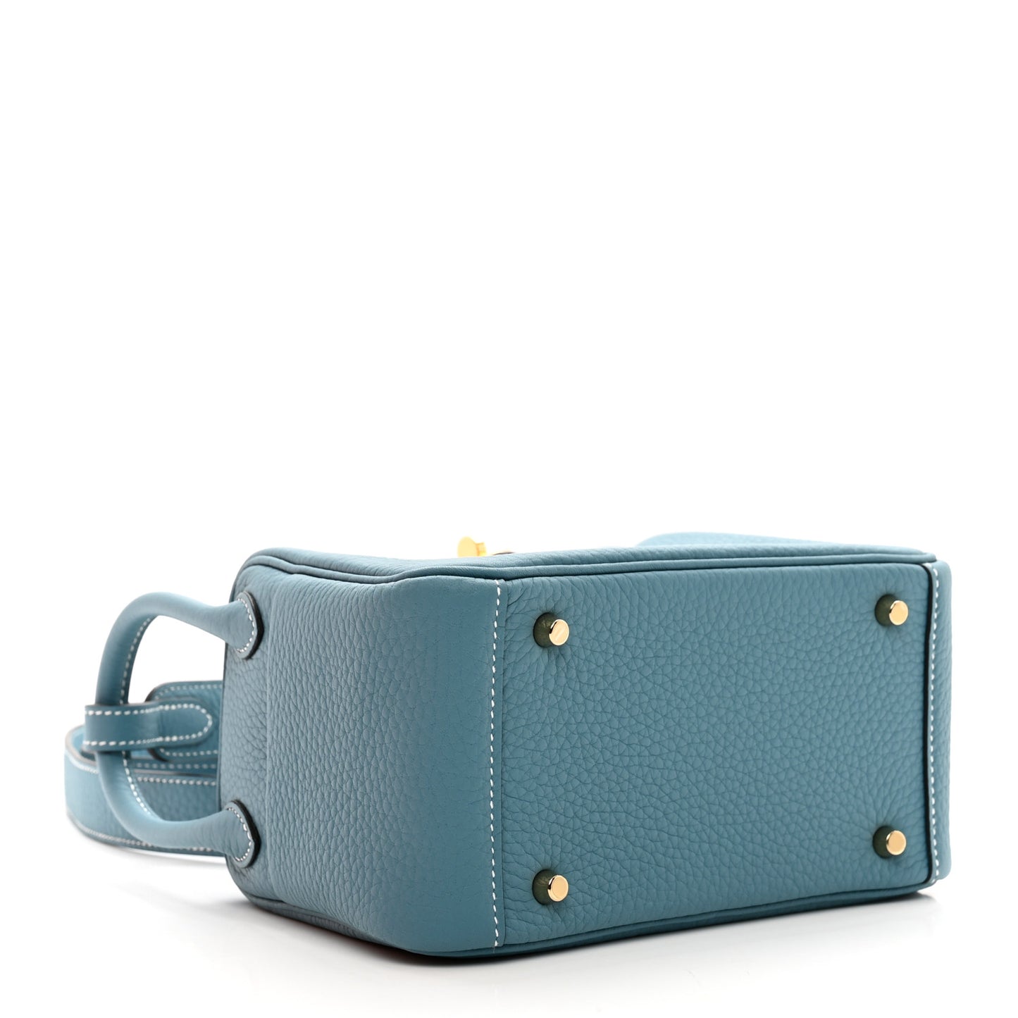 Taurillon Clemence Mini Lindy 20 Bleu Jean