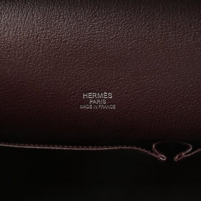 Hermes Taurillon Clemence Jypsiere 34 Prune 6 of 13