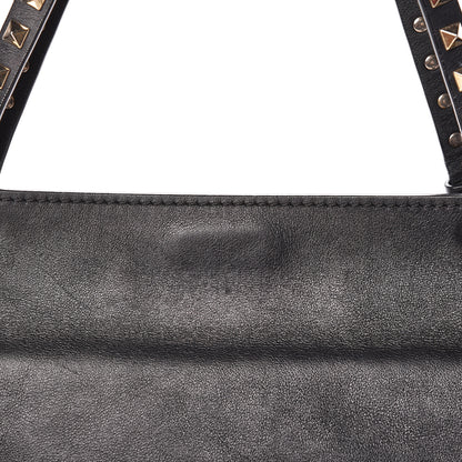 Valentino Garavani Vitello Medium Rockstud Tote Black 13 of 14