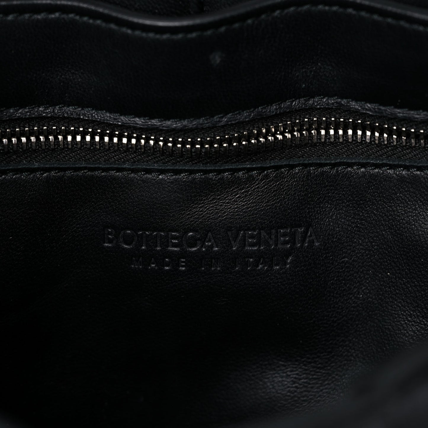 Nappa Maxi Intreccio Padded Cassette Crossbody Bag Black