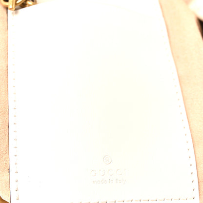 Gucci Calfskin Matelasse Mini GG Marmont 2.0 Bucket Bag White 6 of 9