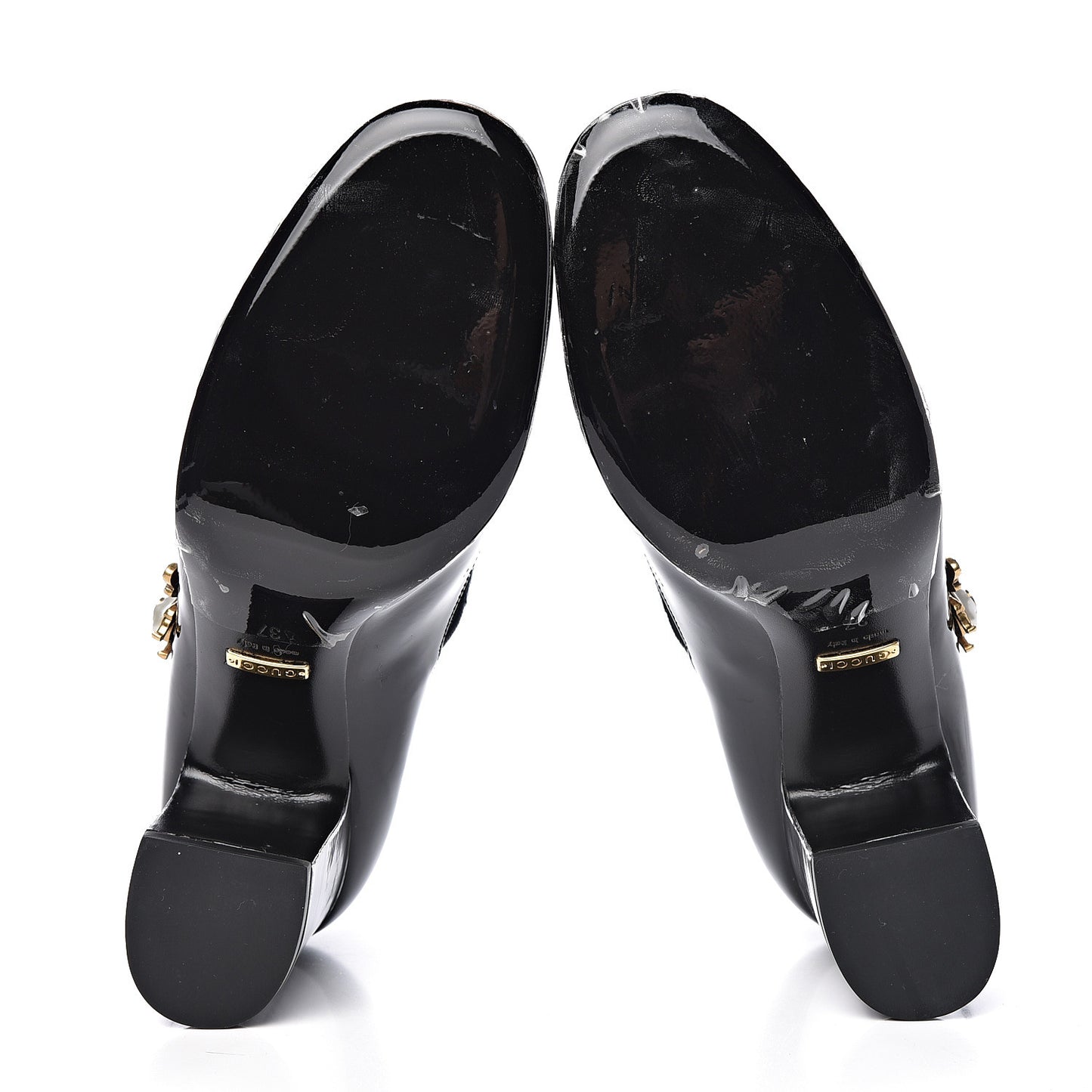Vernice Crystal Lois Bee Mary Jane Pumps 37 Black
