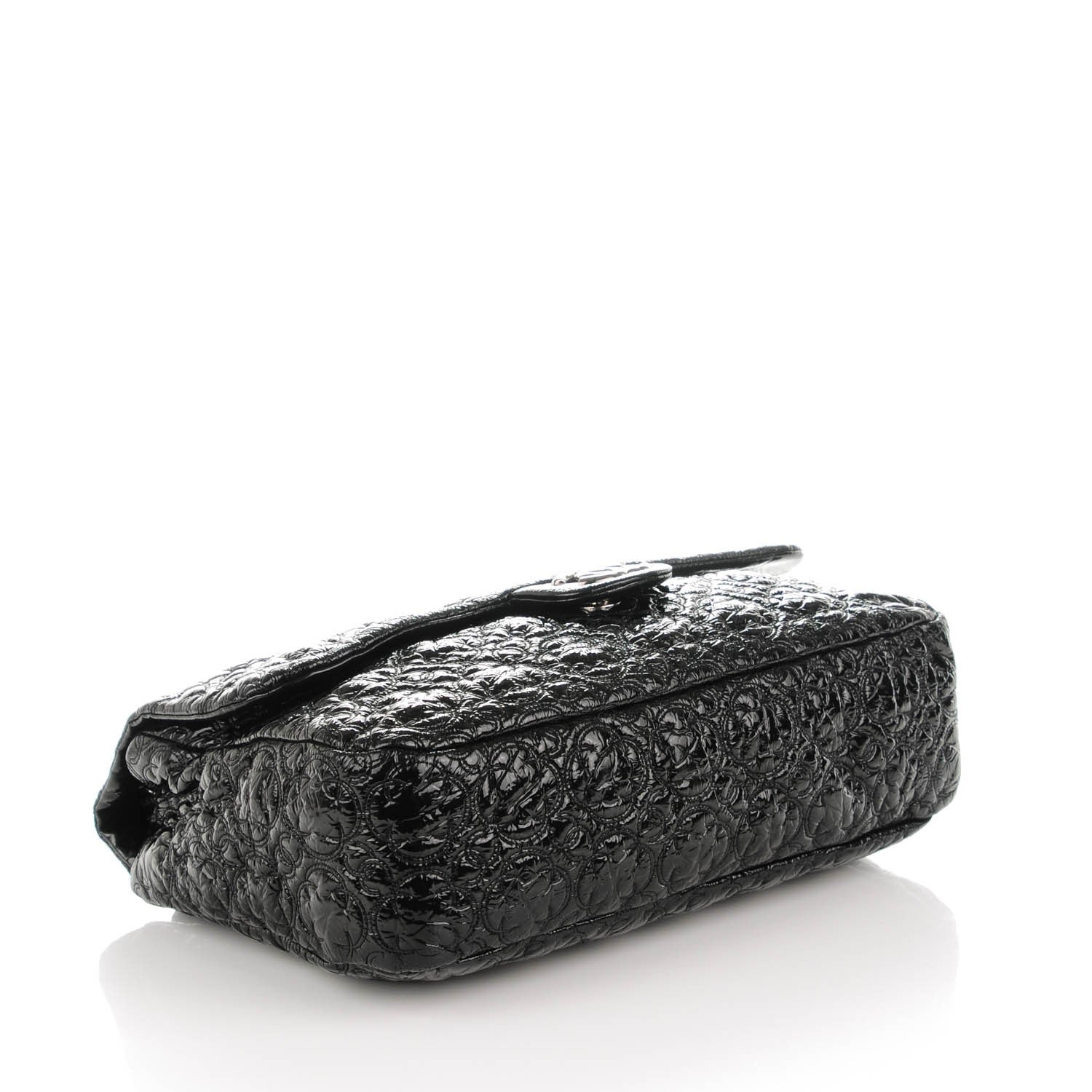 Chanel Vinyl Rock In Moscow Single Flap Black 4 of 9