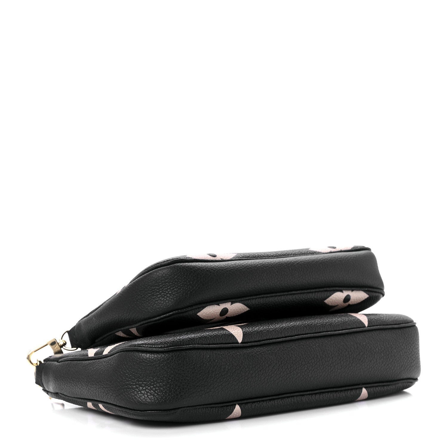 Louis Vuitton Empreinte Monogram Giant Multi Pochette Accessories Black Beige 4 of 10