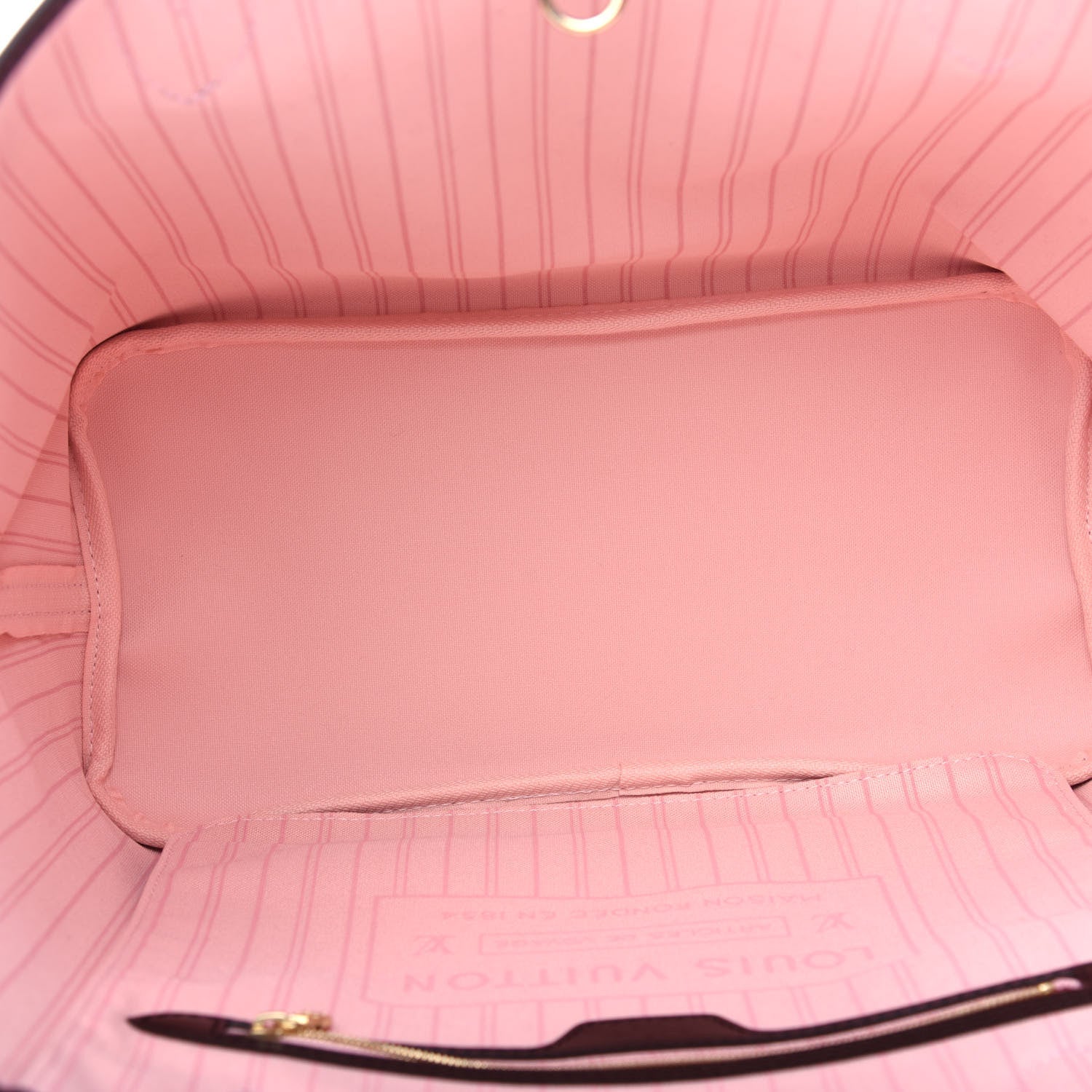 Louis Vuitton Damier Ebene Neo Neverfull MM Rose Ballerine 5 of 10