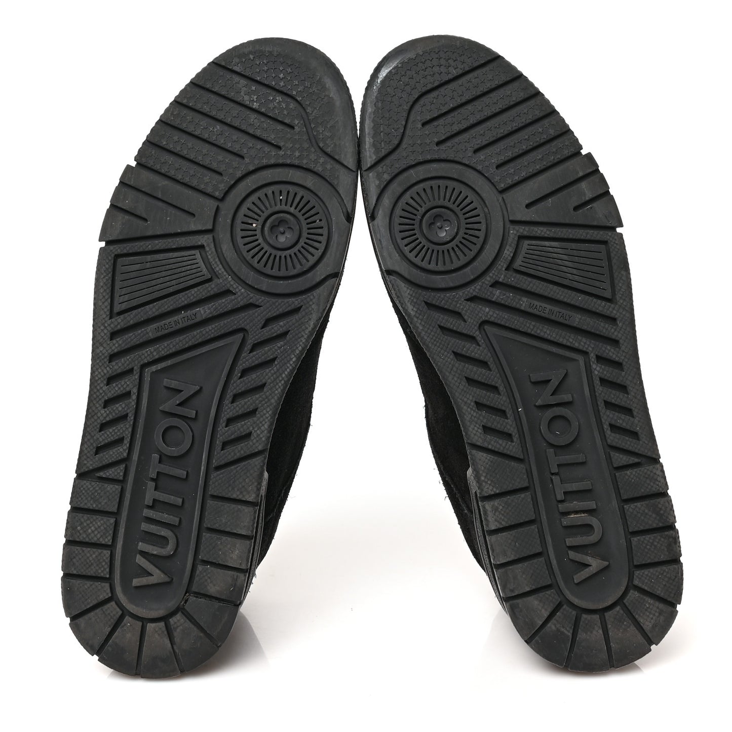 Suede Uniform Sneakers 6.5 Black