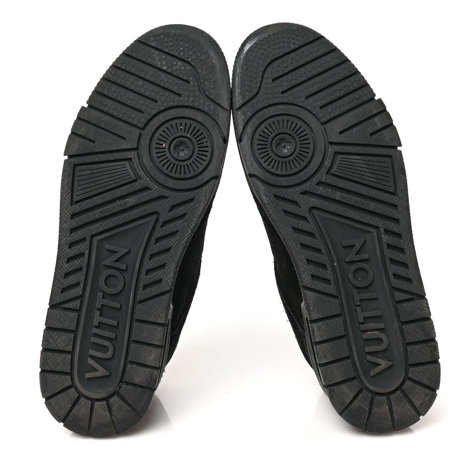 Louis Vuitton Suede Uniform Sneakers 6.5 Black 6 of 8