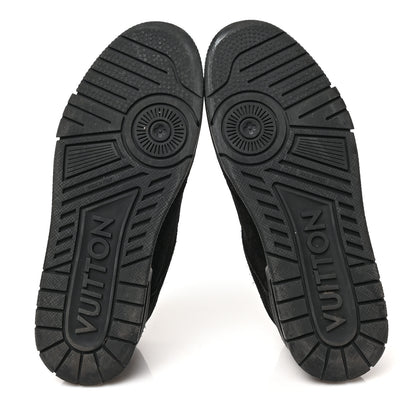 Louis Vuitton Suede Uniform Sneakers 6.5 Black 6 of 8