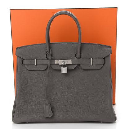 Hermes Togo Birkin 35 Etain 11 of 11
