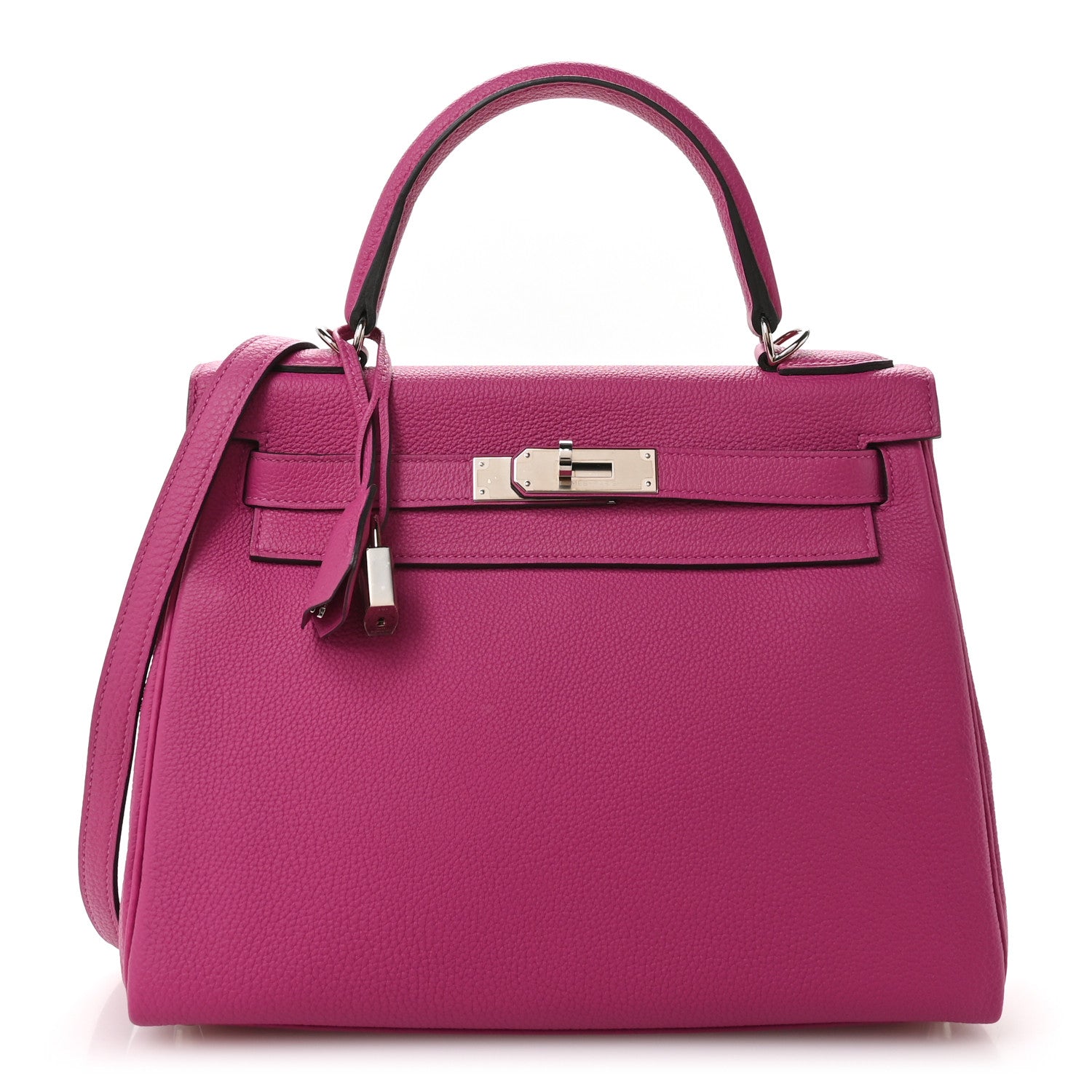 Hermes Togo Kelly Retourne 28 Rose Pourpre 1 of 11