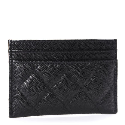 Chanel Caviar Quilted French New Wave Card Holder Black 3 of 8