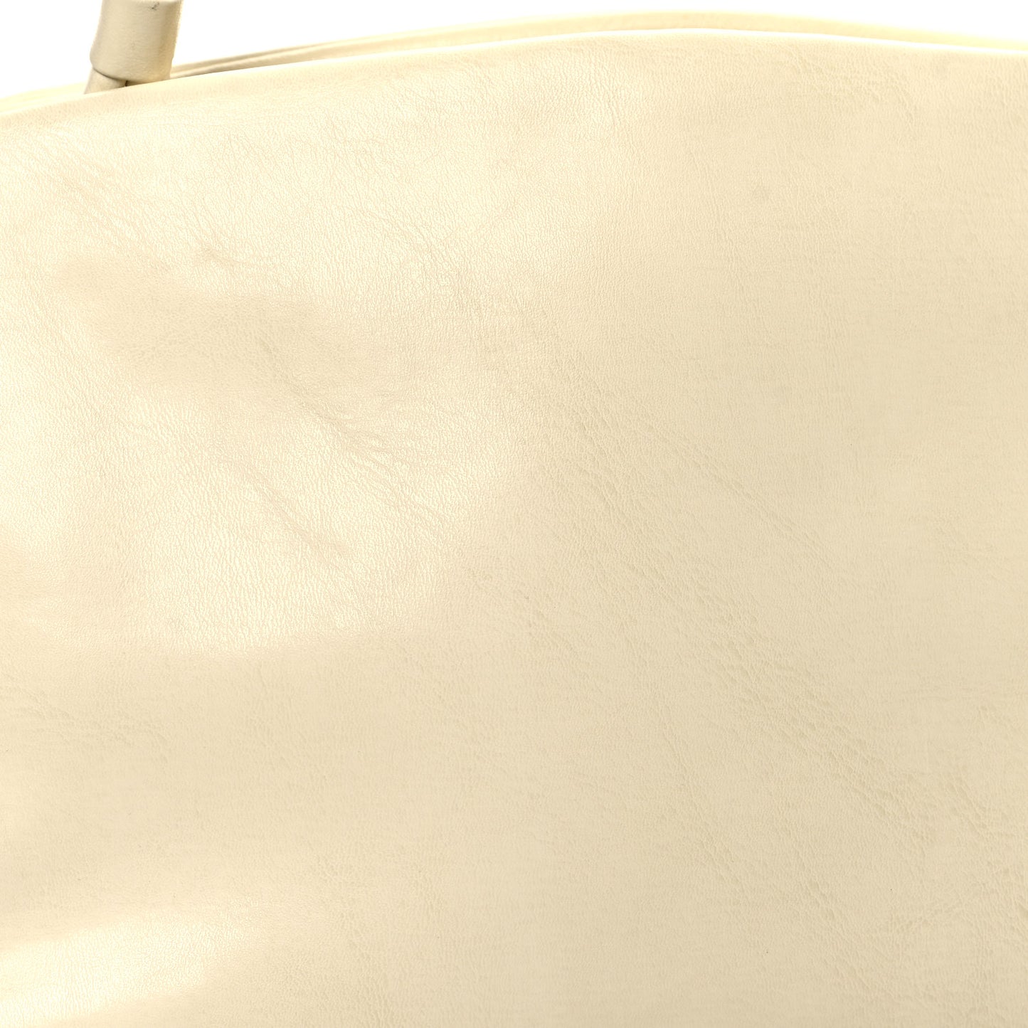 Smooth Calfskin Eyelet Small Top Handle Bag White