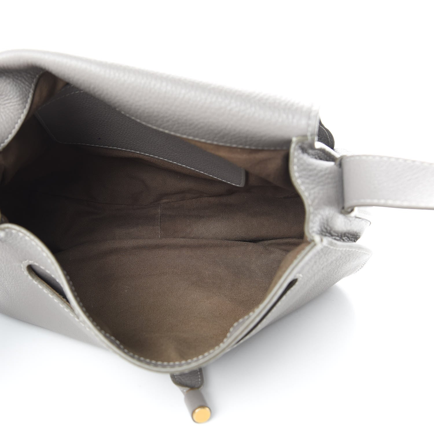 Chloe Calfskin Medium Marcie Round Crossbody Bag Cashmere Grey 5 of 16