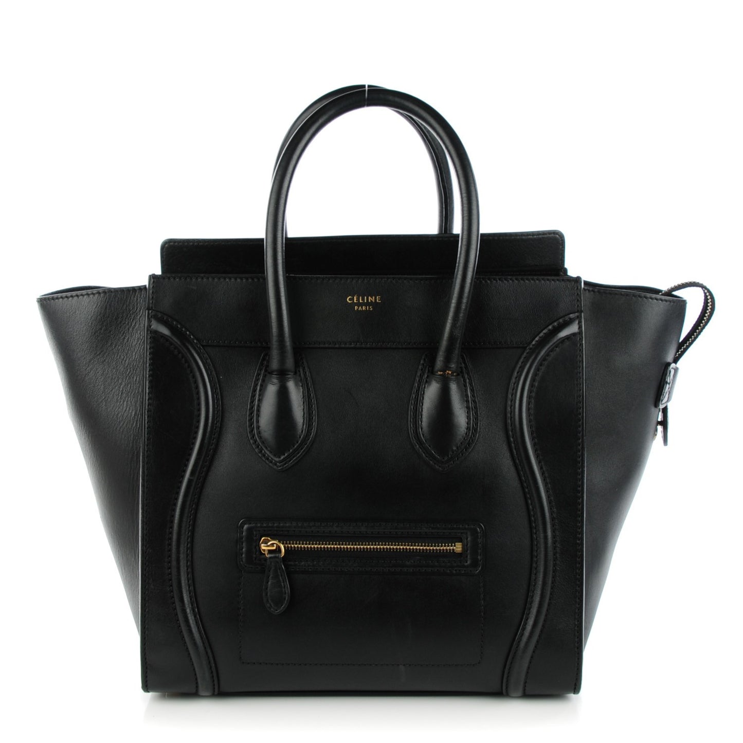 Smooth Calfskin Mini Luggage Black