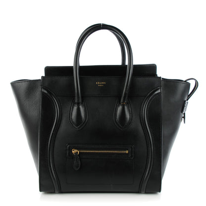 Celine Smooth Calfskin Mini Luggage Black 1 of 8