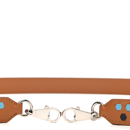 Hermes Epsom 25mm Hexagone Tressage Shoulder Strap Gold 3 of 5