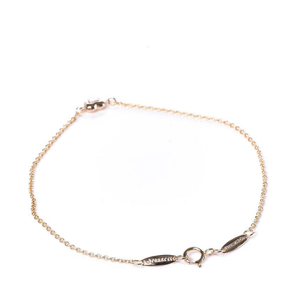 Tiffany 18K Rose Gold Diamond Elsa Peretti Diamonds by the Yard Heart Bracelet 3 of 7