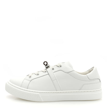 Hermes Calfskin Day Sneakers 38 White 1 of 8