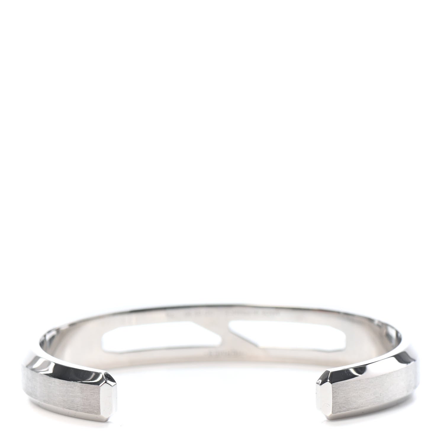 Hermes Stainless Steel Delta Cuff Bracelet T4 2 of 3