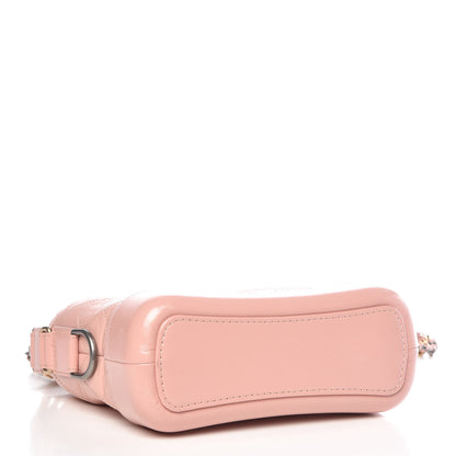 Chanel Aged Calfskin Quilted Small Gabrielle Hobo Pink 4 of 9