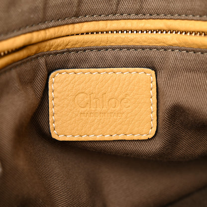 Chloe Calfskin Medium Marcie Satchel Curry Yellow 6 of 10