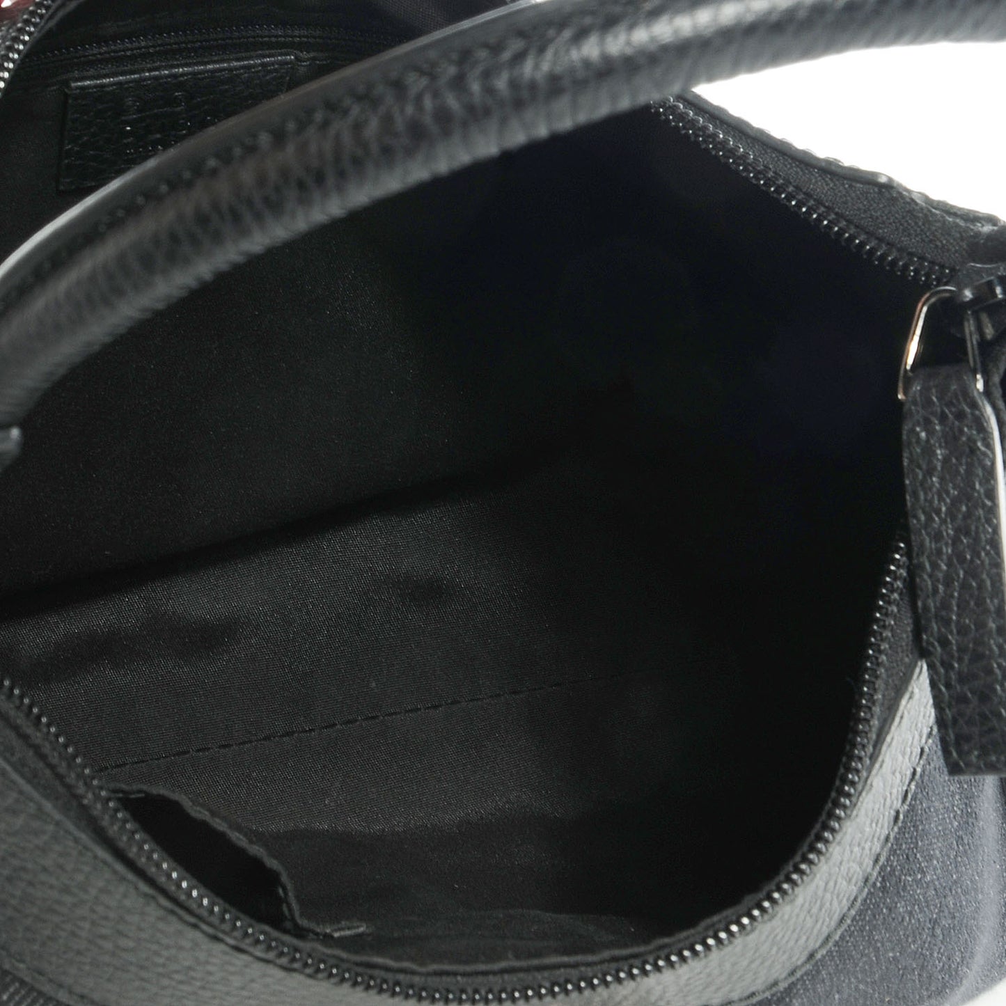 Monogram Medium D Gold Ring Shoulder Bag Black