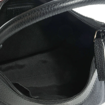 Gucci Monogram Medium D Gold Ring Shoulder Bag Black 5 of 7