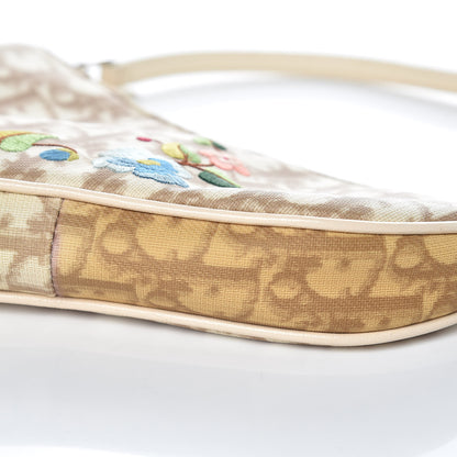 Christian Dior Monogram Vintage Flowers Mini Saddle Bag Beige 9 of 10