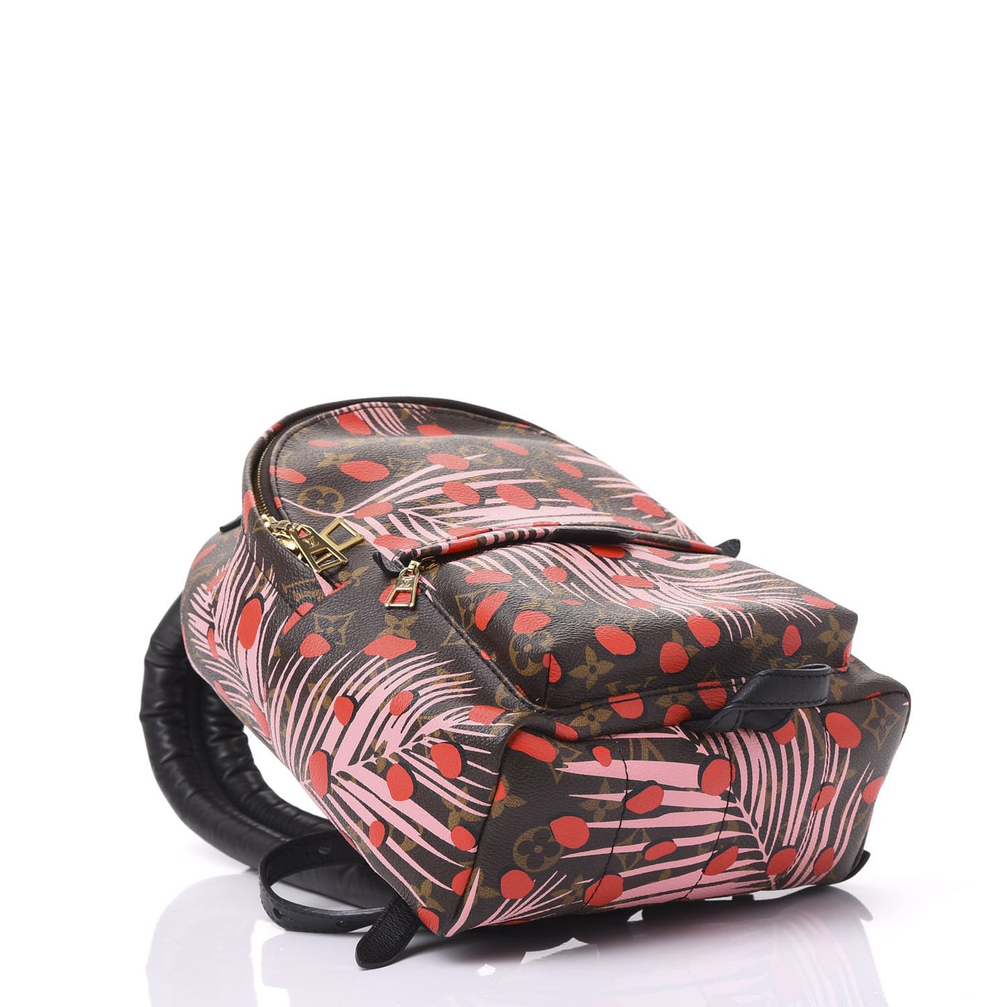 Monogram Jungle Dots Palm Springs Backpack PM Sugar Pink Poppy