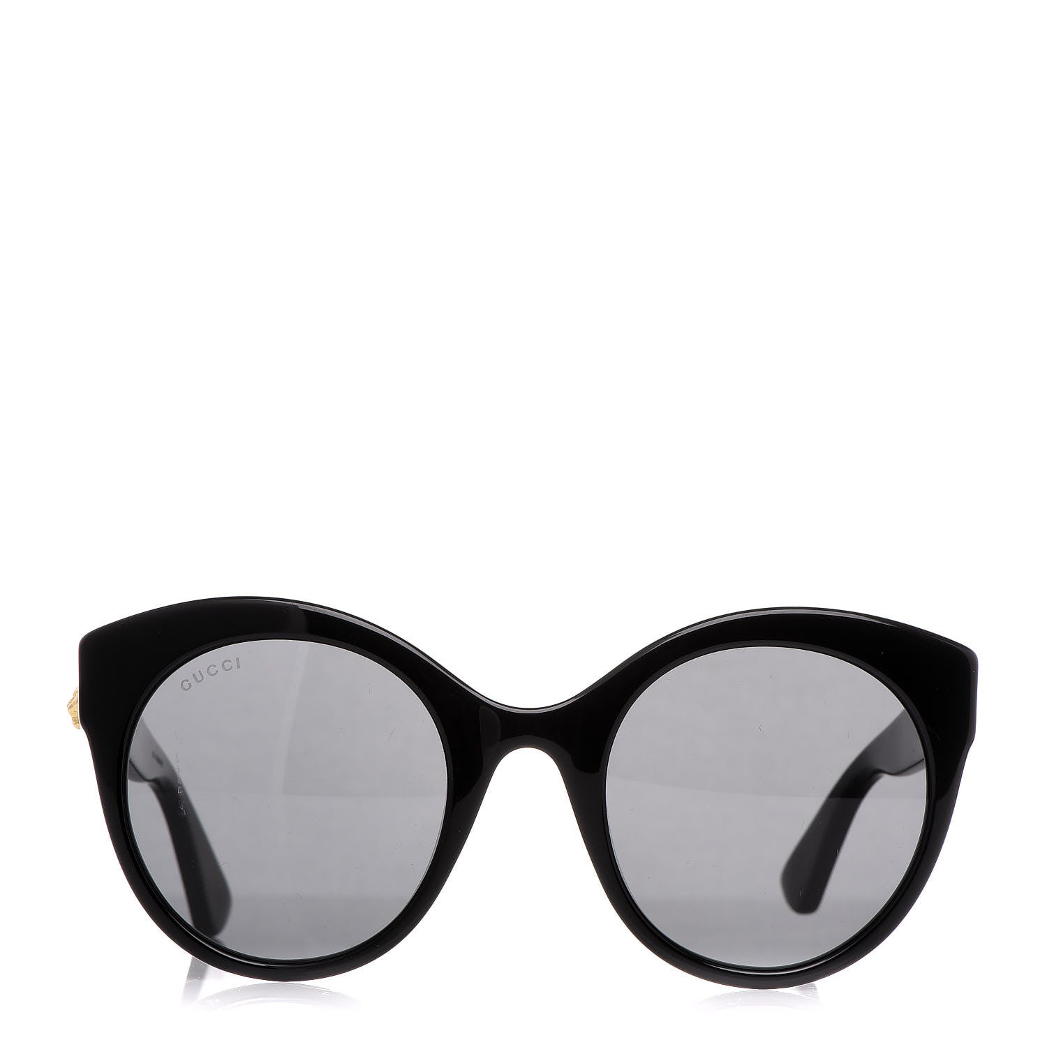 Gucci Round GG Sunglasses GG0028S Black 2 of 6