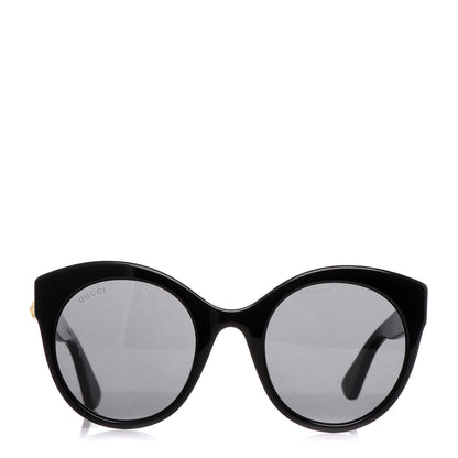 Gucci Round GG Sunglasses GG0028S Black 2 of 6