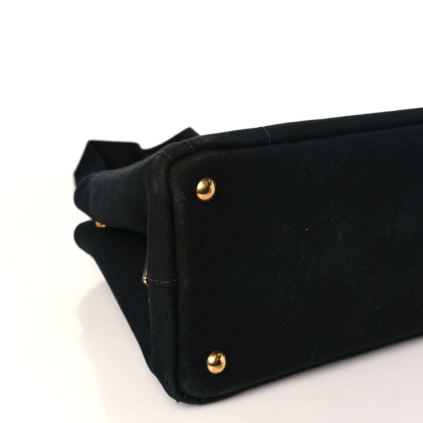 Canapa Small Logo Tote Black Blue