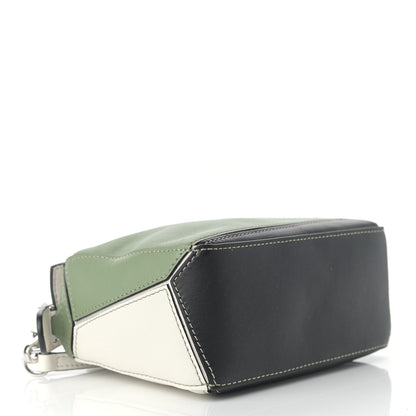 Loewe Calfskin Mini Puzzle Bag Soft White Rosemary 4 of 9