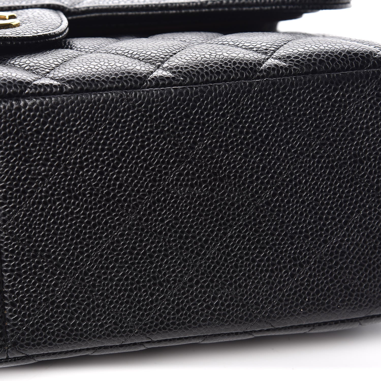 Chanel Caviar Quilted Jumbo Double Flap Black 9 of 9