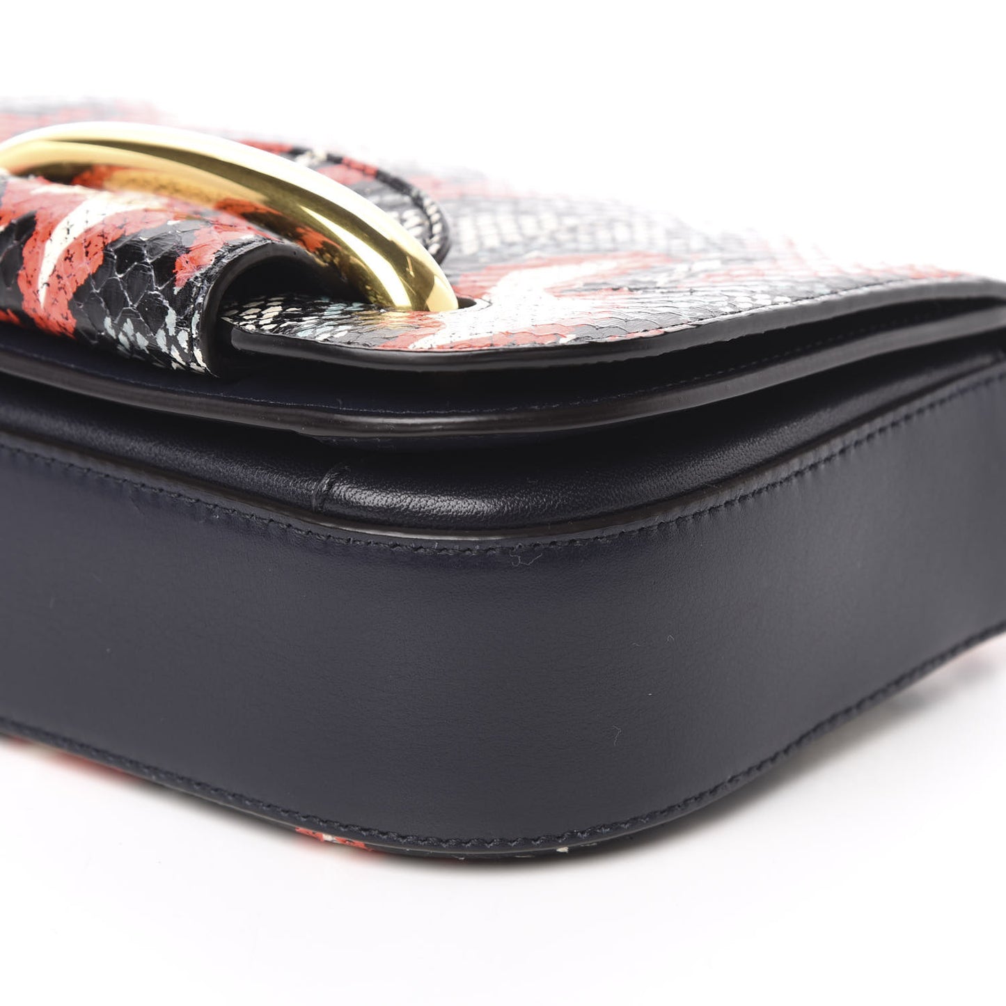 Shiny Snakeskin Small Selwood Multicolor