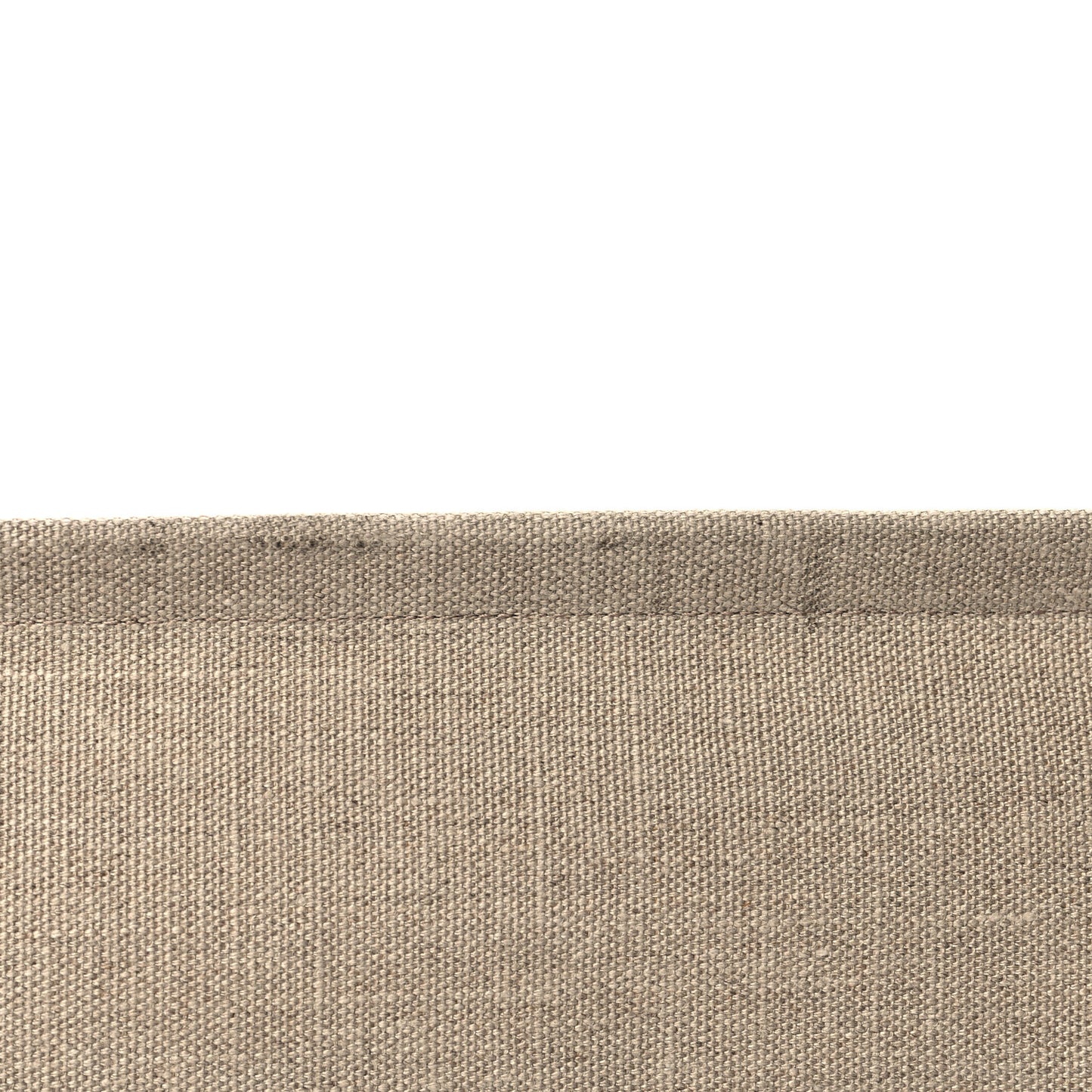 Embroidered Cotton Linen Rive Gauche Noe Tote Natural Black