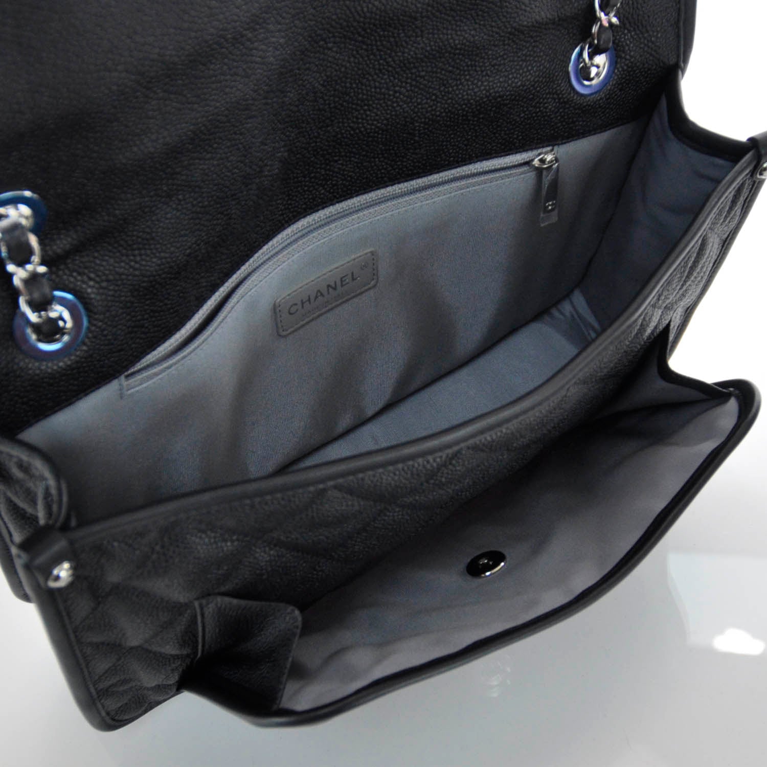 Chanel Caviar French Riviera Flap Black 6 of 10