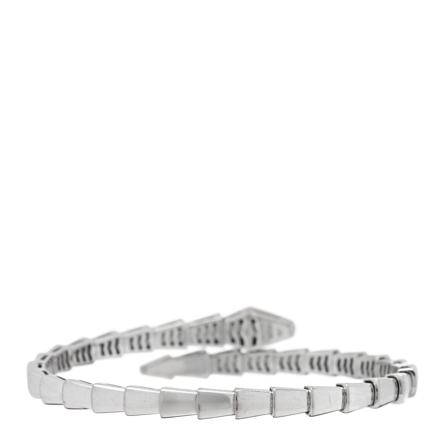 Bulgari 18K White Gold Serpenti Viper Bracelet S 2 of 4