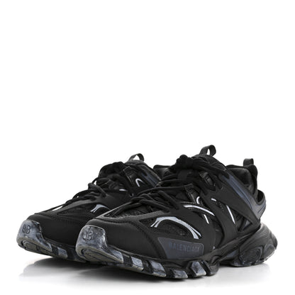 Balenciaga Mesh Rubber Uni-Matte Full Color Womens Track Sneakers 41 Faded Black 4 of 11