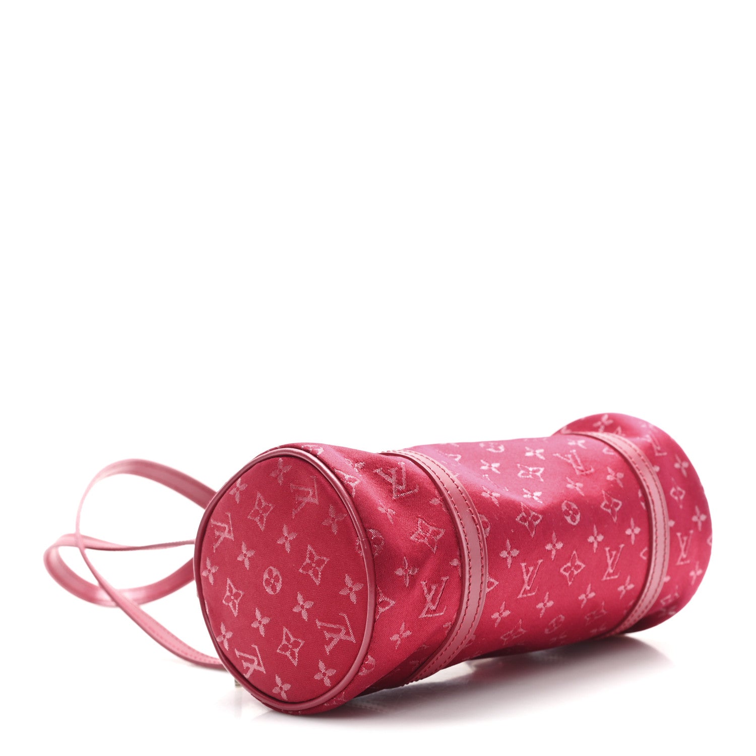 Louis Vuitton Satin Monogram Mini Papillon Red 4 of 9