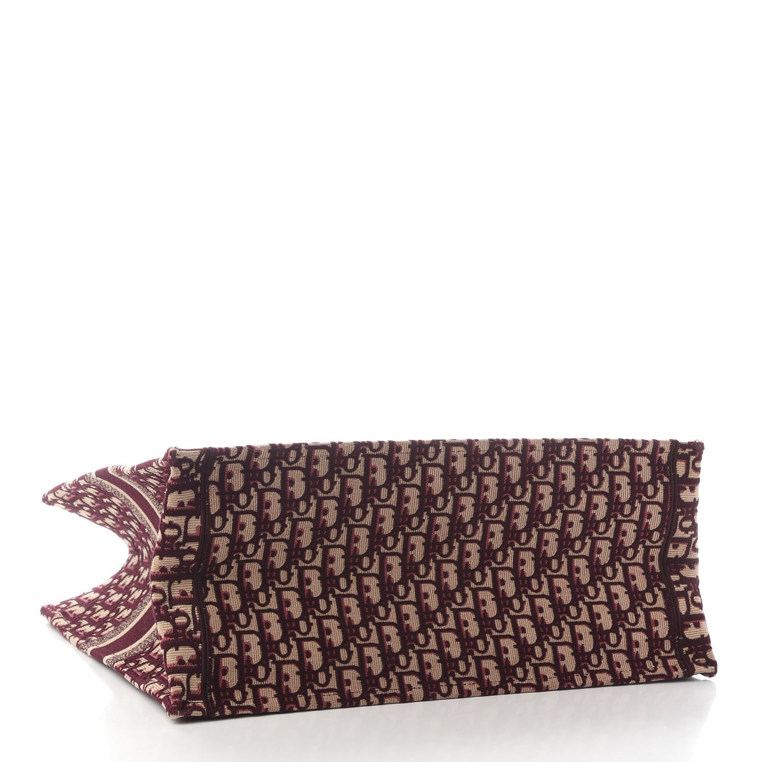 Christian Dior Oblique Large Book Tote Burgundy Multicolor 4 of 8