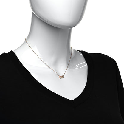 Tiffany 18K Rose Gold Diamond Mini Paloma's Graffiti Love Pendant Necklace 2 of 5