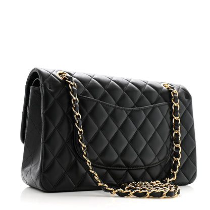 Chanel Lambskin Quilted Medium Double Flap Black 3 of 11