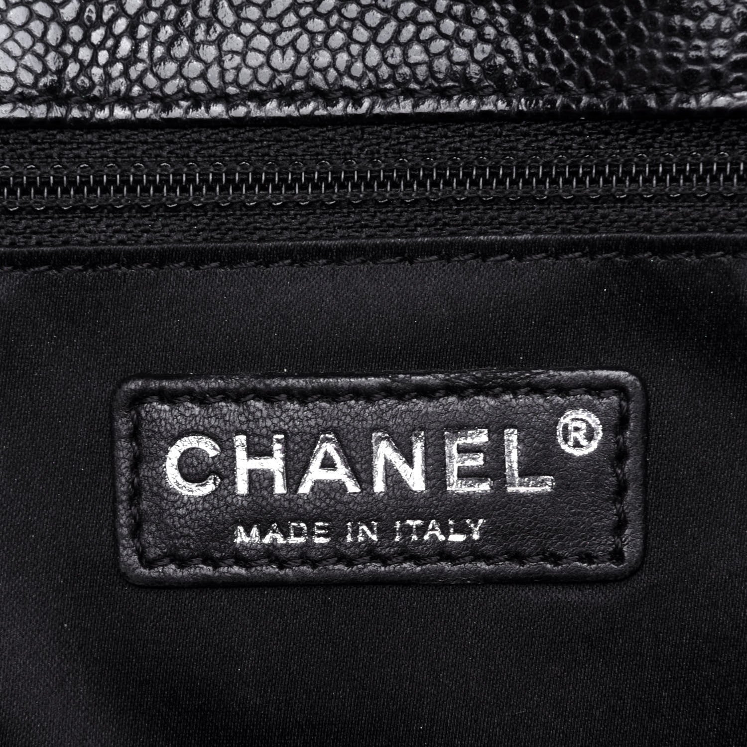 Chanel Caviar Quilted Grand Shopping Tote GST Black 6 of 11